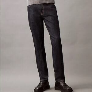 Calvin Klein Slim-Fit Stretch Denim Jeans, Dark Wash - Size 30x32